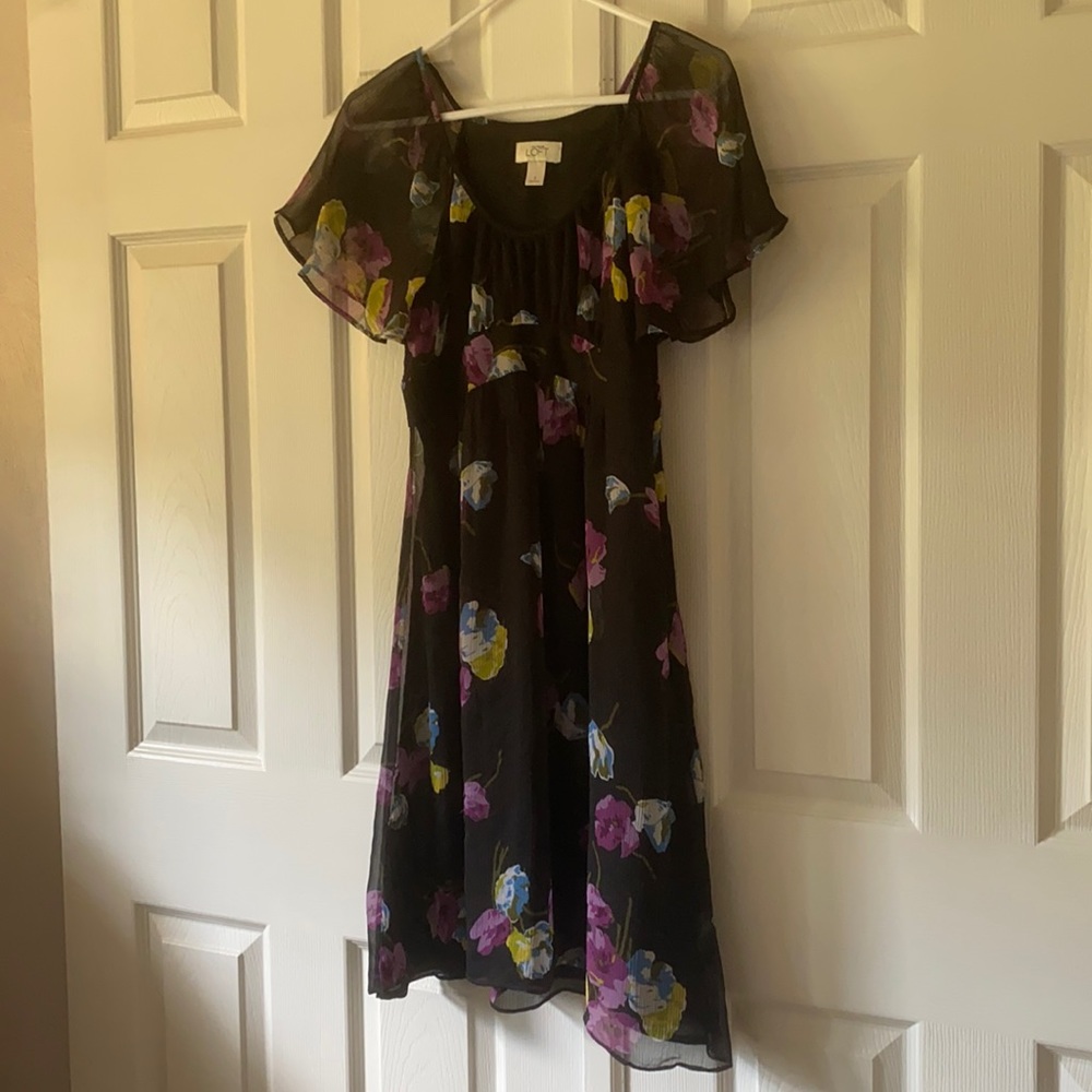 Loft - flutter sleeve dress